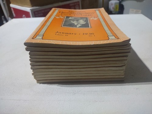DR. TILDEN"S HEALTH REVIEW & CRITIQUE 1936 FULL YEAR 12 ISSUES JAN.-DEC. - Picture 3 of 24