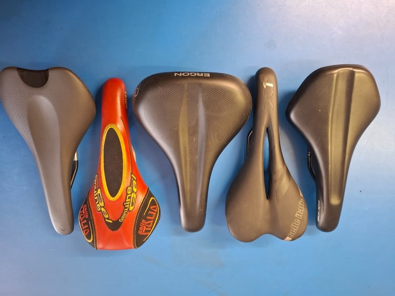 BICYCLE SADDLE JOB LOT SELLE ITALIA ETC. ALL IN VERY GOOD CONDITION