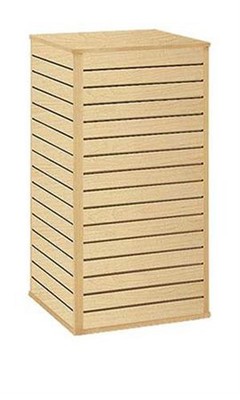 SSWBasics 24'' x 48'' Maple Slatwall Tower