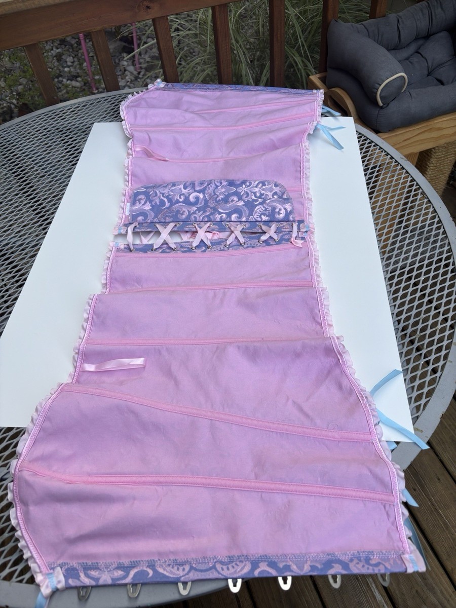 Topmodel 5X Corset Top Floral Strapless Lace Lavender&Pink Brocade Pattern  View 4