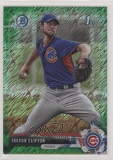 2017 Bowman Chrome Prospects Green Shimmer Refractor 70/99 Trevor Clifton 00bo