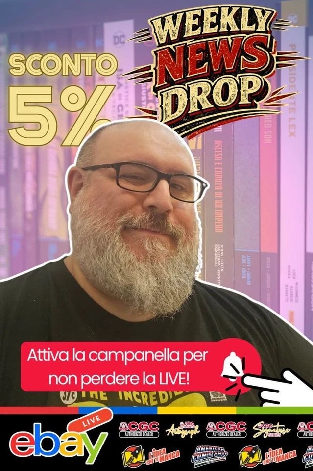 Weekly News Drop - Le novità editoriali scontate del 5%