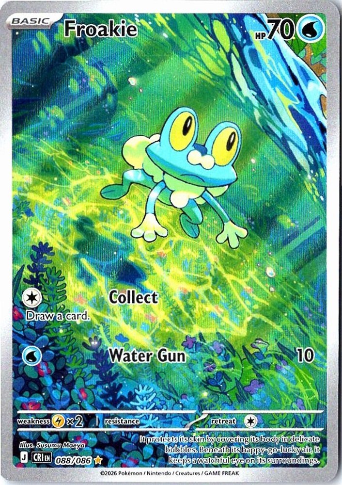 Froakie 088/086 Chaos Rising Holofoil