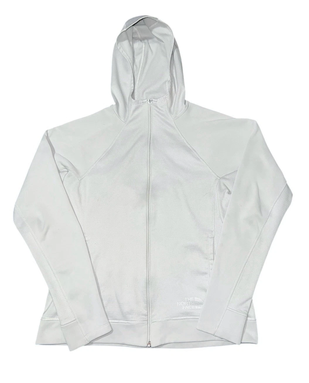 The North Face Women’s Flashdry Stretch Full Zip Hoodie Sweater Large Broken Zip