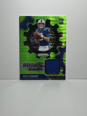 2025 Panini Prizm - Rookie Gear Riley Leonard #RGR-RLD Neon Green Pulsar...