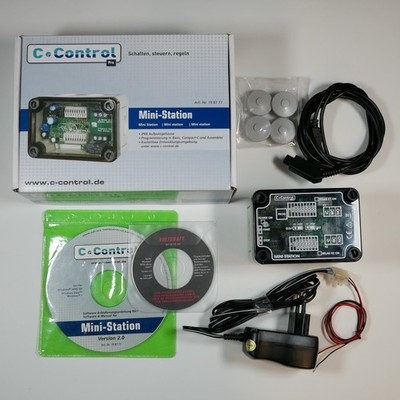C-Control Pro Mini Station Controller USB Programmierkabel Netzteil IP66 TOP OVP