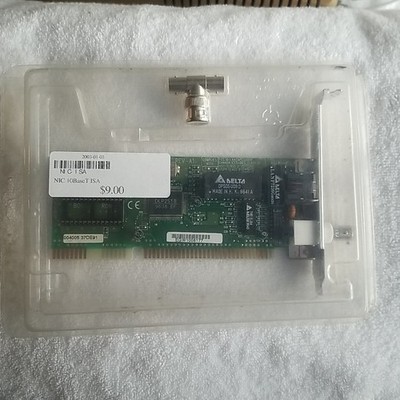 ENET-16P/CT ISA NIC 10Base-T BNC NE2000 New Open Box With BNC T-Connector 1996