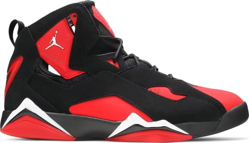 jordan true flight black gym red