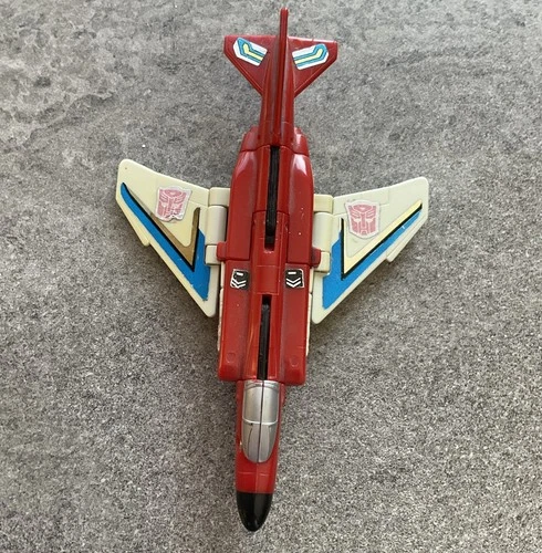 1985 Transformers G1 Fireflight Aerialbot Hasbro Diecast Jet Figure Vintage S1