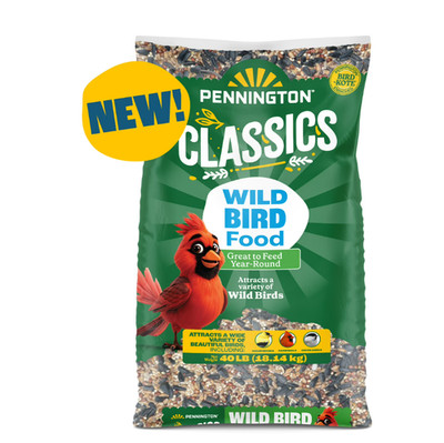 Pennington Classic Wild Bird Feed and Seed, 40 lb. Bag, 1 Pack