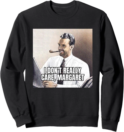 Lustiges Unisex-Sweatshirt mit Rundhalsausschnitt Margaret cooles Design - Bild 1 von 1