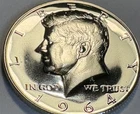 1964 Kennedy Half Dollar SILVER PROOF 90% SILVER