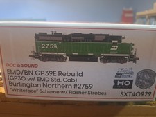 Scaletrains Burlington Northern GP39E #2759 DCC And Sound New In Box HO Scale