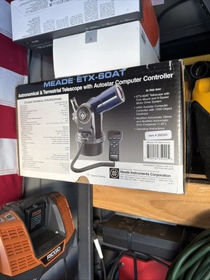 VINTAGE OPEN BOX Meade ETX-60 AT Refractor Telescope