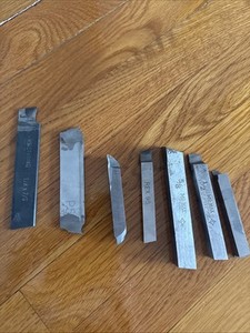 Tool Bit  Lathe Lot Of 7, REX 95 &1/2 Mo-Max, 5/8 Mo-Max, P5, 1/8x7/8 RMSTRONG
