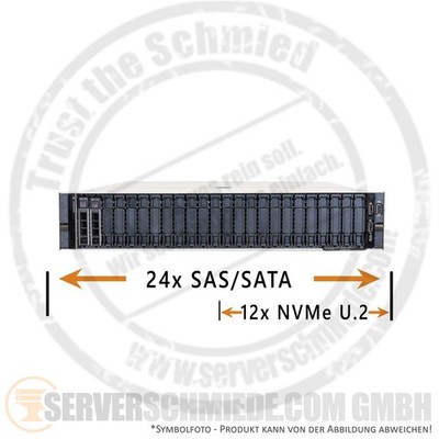 Dell PowerEdge R7515 2U Server 24x 2,5'' SFF 24x SAS/SATA 12x NVMe AMD EPYC Gen2