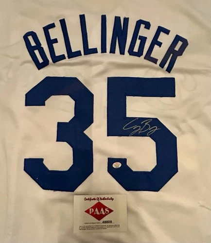 Cody Bellinger Signed Los Angeles Dodgers 35 Autographed Jersey MVP PAAS COA MLB