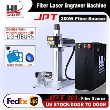 JPT 200W M7 F254 MOPA Fiber Laser Deep Engraving Machine For Lightburn EzCad2