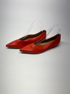 AEYDE Womens Rosa Leather Point-Toe Flats Sz EU 36.5/US 6