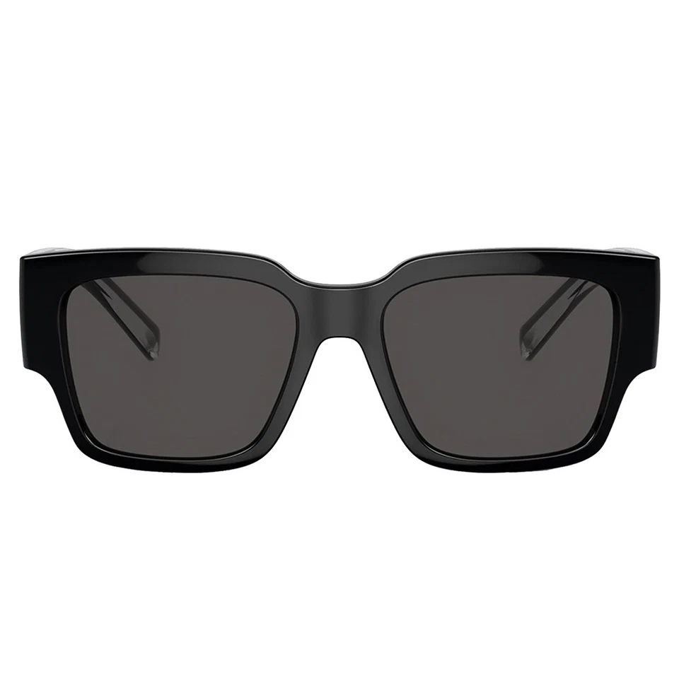 Gafas de sol Dolce & Gabbana DX 6004 501/87 negras cuadradas de plástico lentes grises Foto 2 de 3