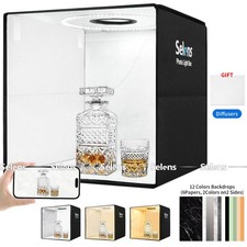 16" Portable Large 144 LED Photo Light Box Tent Studio Photography Shooting Kit