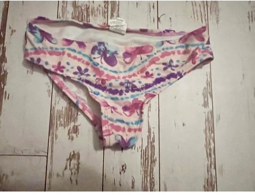 OP Girls Size 6/6X pink butterfly 3-Piece Bikini Tankini Swimsuit Set - Picture 6 of 9