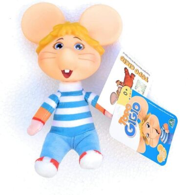 grandi Giochi Topo Gigio Super gigio Pupazzo con Viso Rigido 20 cm vestito  cla