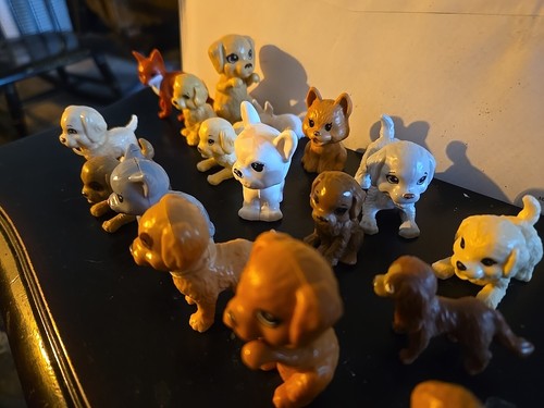 Mattel Barbie Doll Pets Animals, Puppy Dogs 17 Lot Wide Variety 2" Long - Picture 6 of 7