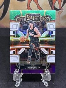 2023-24 Panini Select Jaime Jaquez Jr. RC #100 Green White Purple Concourse Heat