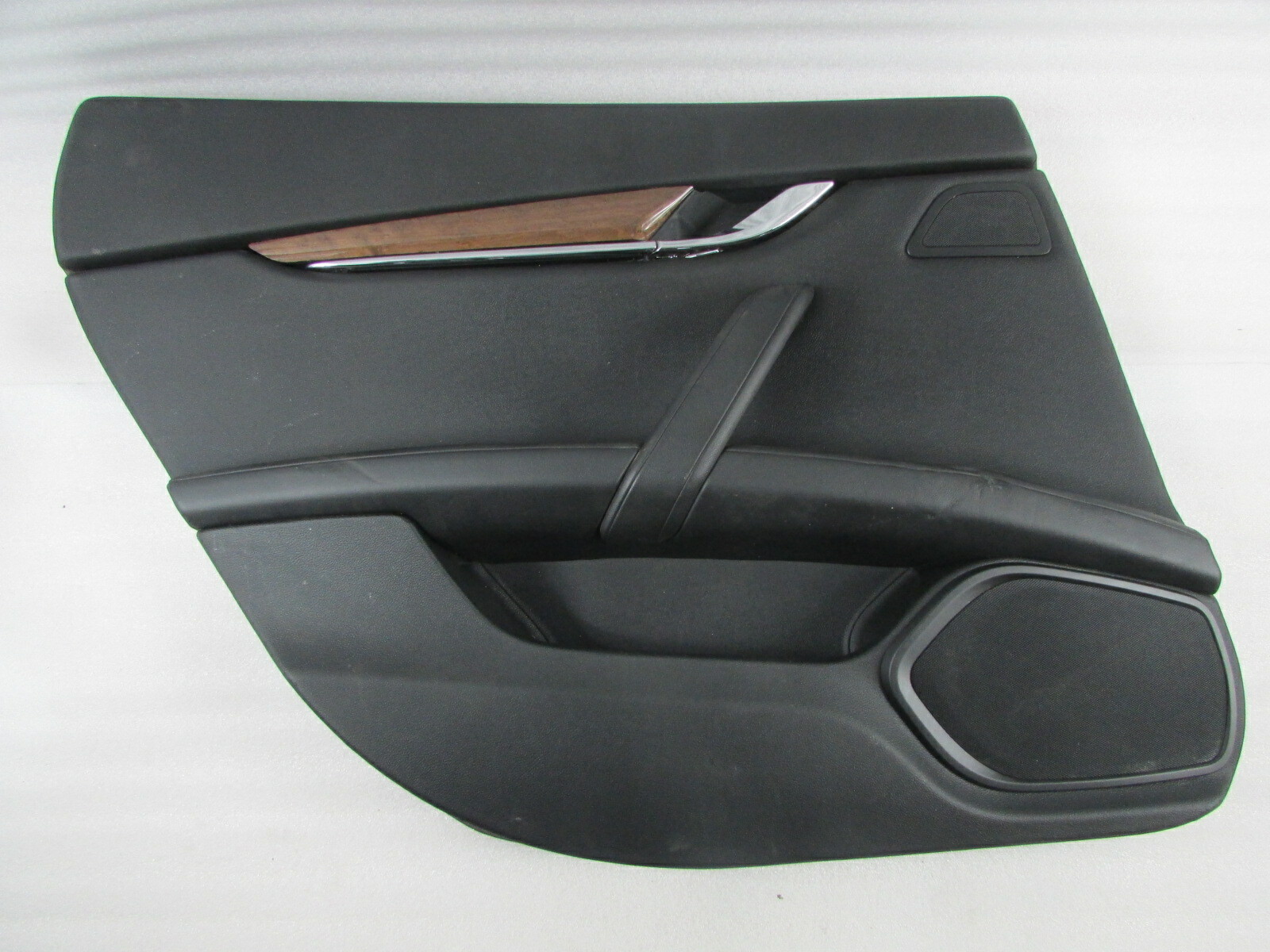 Maserati Ghibli, LH, Left Rear Door Trim Panel, Black, Used, P/N 6700129