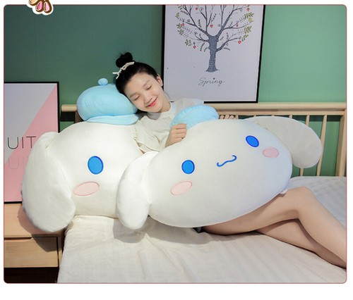 Cute Large Size Cinnamoroll Stuffed Cushion Plush Doll Bed Head Rest Pillow Gift - Picture 4 of 14