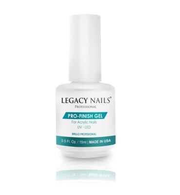 Legacy Nail PRO FINISH GEL (Brillo Profesional) UV/LED 0.5oz/ 15ml