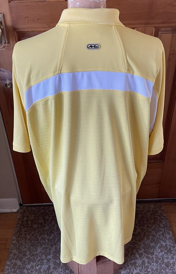 Lot of 3 Legends men polo golf shirts, 3XL yellow AHD, 3XL Nike red, 2XL FootJoy - Image 4 of 4