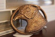HANDMADE Brass Ring-Necked Pheasant Belt Buckle