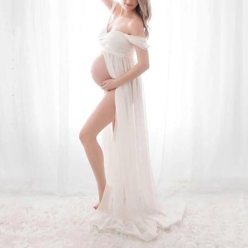 Maternity Dresses Photo Shoot Dress Wedding Party Photography Pregnant Women