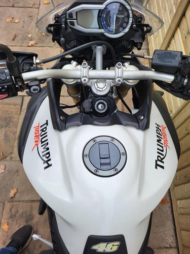 2011 11 TRIUMPH TIGER 800 WHITE NEW MOT BARGAIN ADVENTURE TOURER - Picture 7 of 20