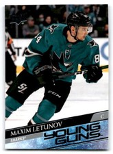 2020 Upper Deck  # 487 Maxim Letunov  Rookie
