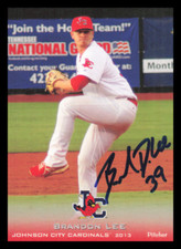 2013 Johnson City Cardinals BRANDON LEE Signed Card autograph auto