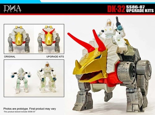 New DNA Design DK-32 DK32 Upgrade Kit for SS86-07 Dinobot Slug - Picture 9 of 12