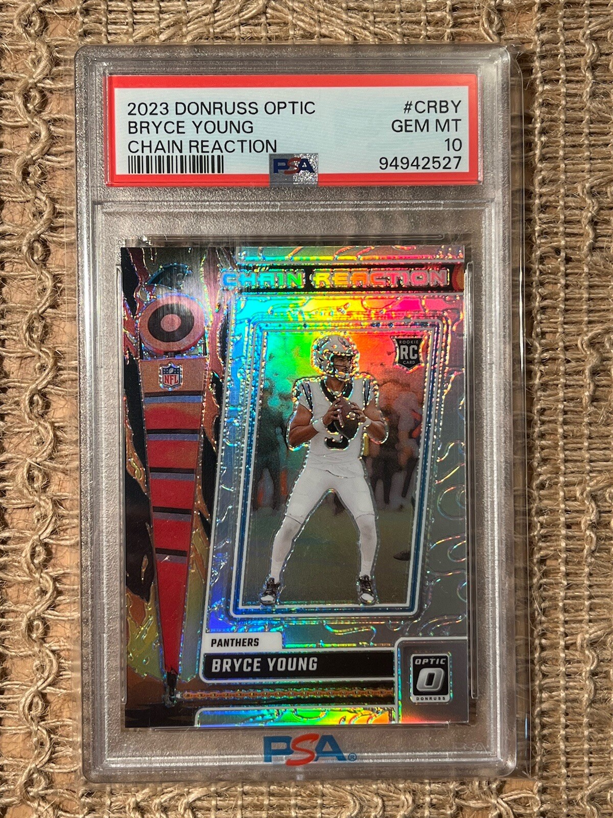 Bryce Young Panini Donruss Optic Chain Reaction #CRBY Base