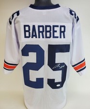 Peyton Barber Signed Auburn Tigers White/Blue NCAA Football Jersey w/ COA