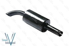 Mini silenciador de escape vertical recubierto de esmalte negro para Ford 3600 3610