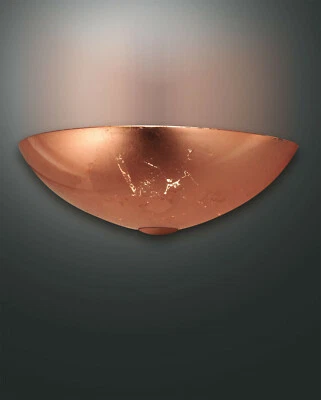 Fabas Luce Wandleuchte Lampe Spot Royal 1flg. E27 3316-21-322  Glas kupferfarben - Bild 1 von 3