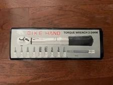 Bike Hand Bicycle Repair Maintenance Tools Click Torque 1/4"Wrench Set YC-617-2S