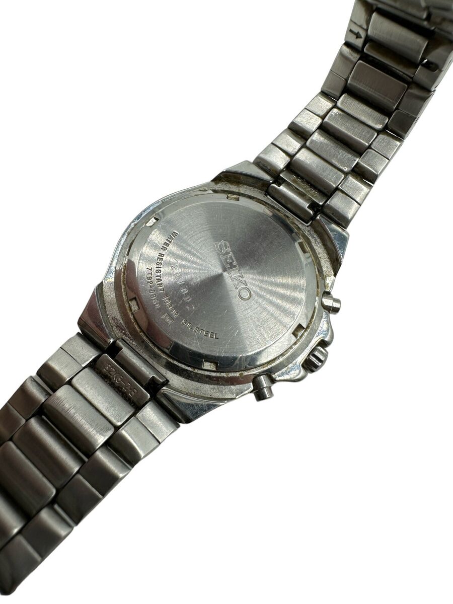 SEIKO Chronograph Quartz Wrist Watch 7T92-0BS0 Black Dial | eBay SEIKO Chronograph Quartz Wrist Watch 7T92-0BS0 Black Dial | eBay