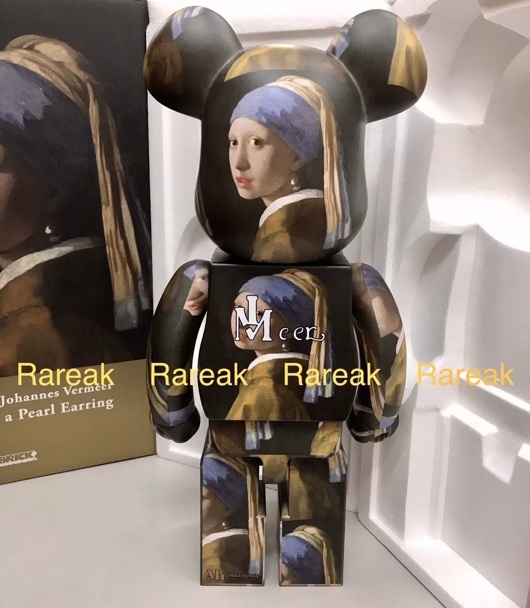 Medicom Bearbrick Johannes Vermeer Girl with a Pearl Earring 1000% Be@rbrick