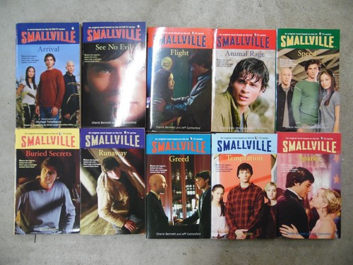 Lot of 10 Smallville 1-10 TV Series Novels Paperbacks Tie-In Superman DC CW Show