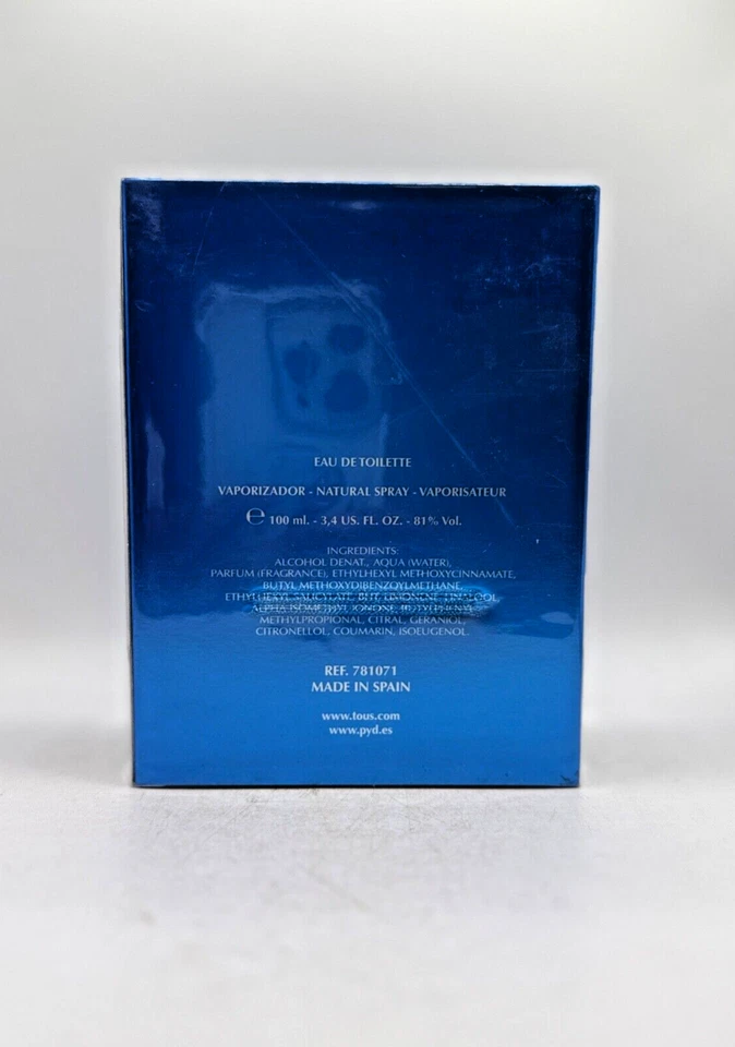 SPORT BY TOUS 100ML EDT SPRAY (NEW WITH BOX & SEALED) - image 2 of 3