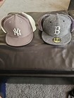 New Era MLB N.Y. Yankees/Boston Red Socks Winter Fitted Hats Lot Of 2 Sz 7 1/2 — photo 1