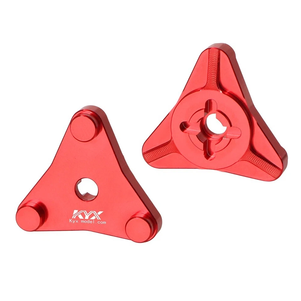 KYX Aluminum Wheel Adapter Hub Hex Upgrade for 1/10 Tamiya Hotshot II The Bigwig - Image 3 of 4